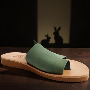 Papuci Dama Grecesti Piele Naturala Verzi Turqoaz Deget Papuci Dama Grecesti Piele Naturala Verzi Turqoaz Deget