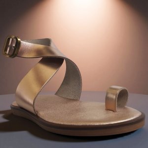Sandale Dama Grecesti Aurii Elegante Sandale Dama Grecesti Aurii Elegante