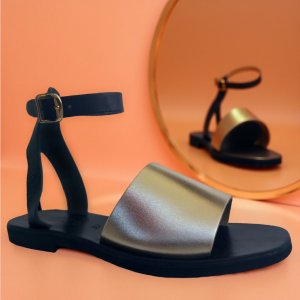 Sandale Dama Corfu Piele Aurii Sandale Dama Corfu Piele Aurii