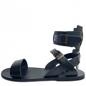 Sandale Gladiator ptr Barbati Piele Naturala Ares Negre Sandale Gladiator ptr Barbati Piele Naturala Ares Negre
