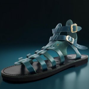 Sandale Dama Gladiator Albastre Sandale Dama Gladiator Albastre