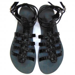 Sandale de Dama Gladiator Gothic Negre  Sandale de Dama Gladiator Gothic Negre