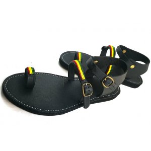 Sandale Africa Rastafari Negre Sandale Africa Rastafari Negre