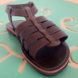 Sandale Barbatesti Grecesti din Piele Naturala Maro Lorenzo Sandale Barbatesti Grecesti din Piele Naturala Maro Lorenzo